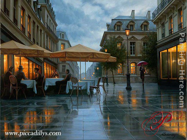 A Rainy Day painting - Alexei Butirskiy A Rainy Day art painting